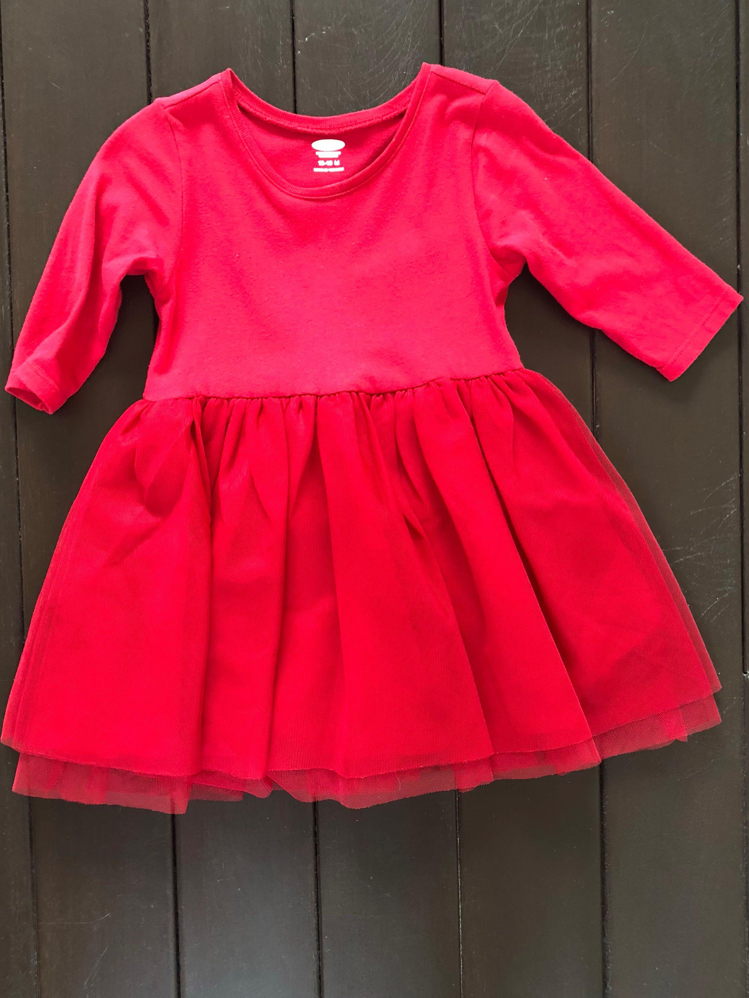old navy red dress