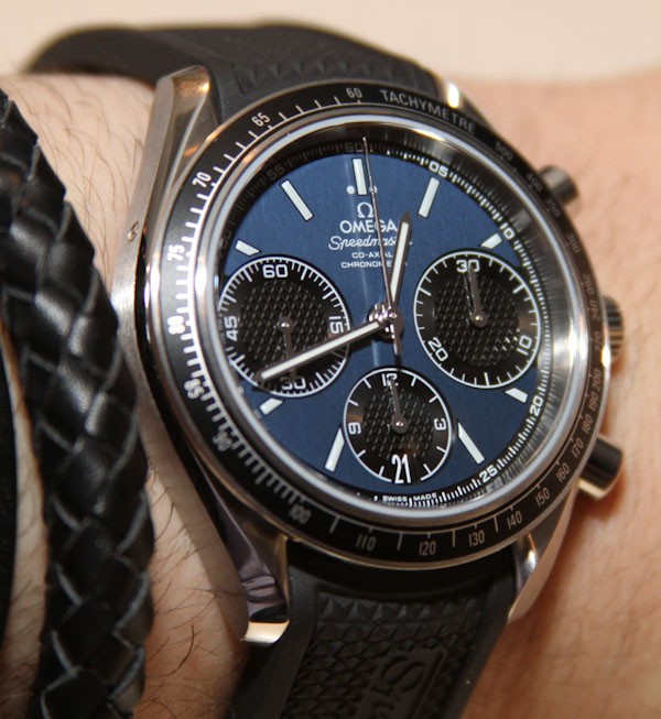 omega speedmaster racing blue