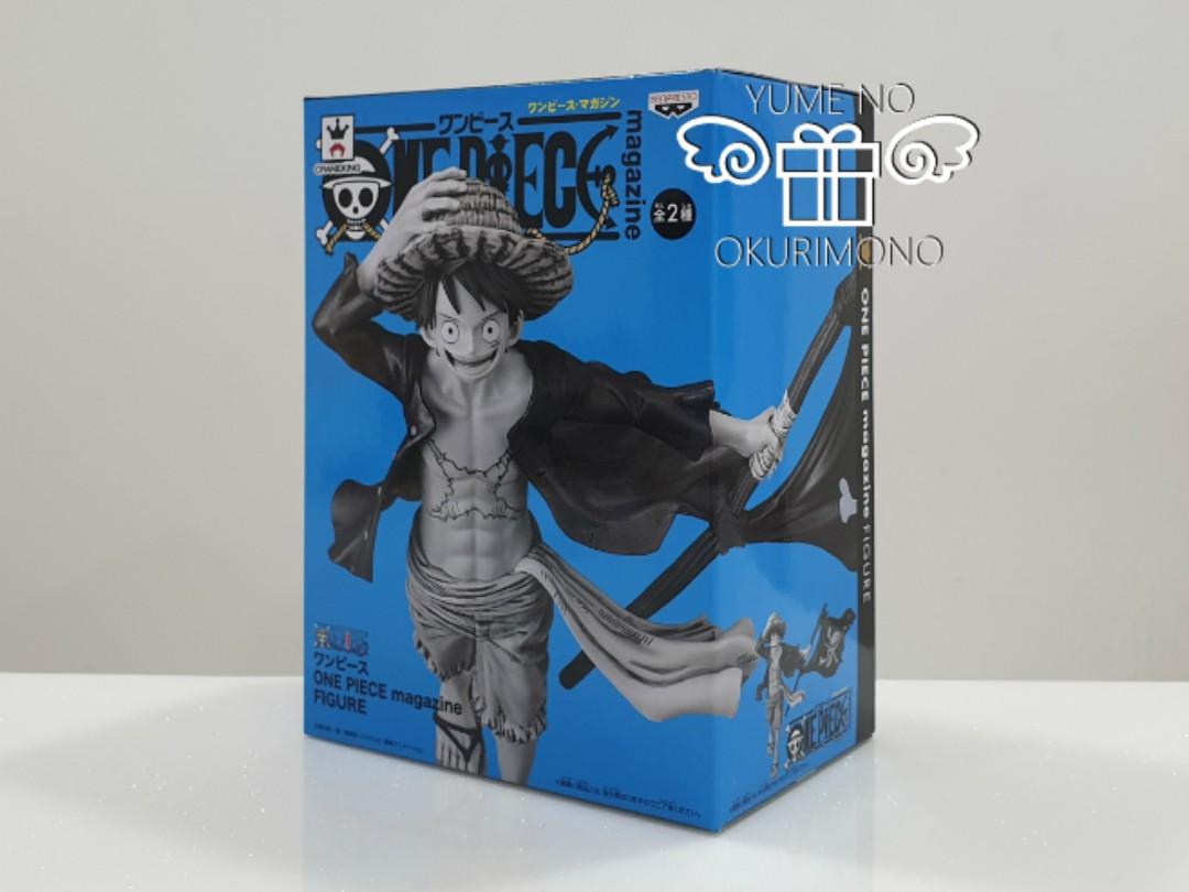 One Piece One Piece Magazine Figure Monkey D Luffy Monotone Version Toys Games Bricks Figurines On Carousell