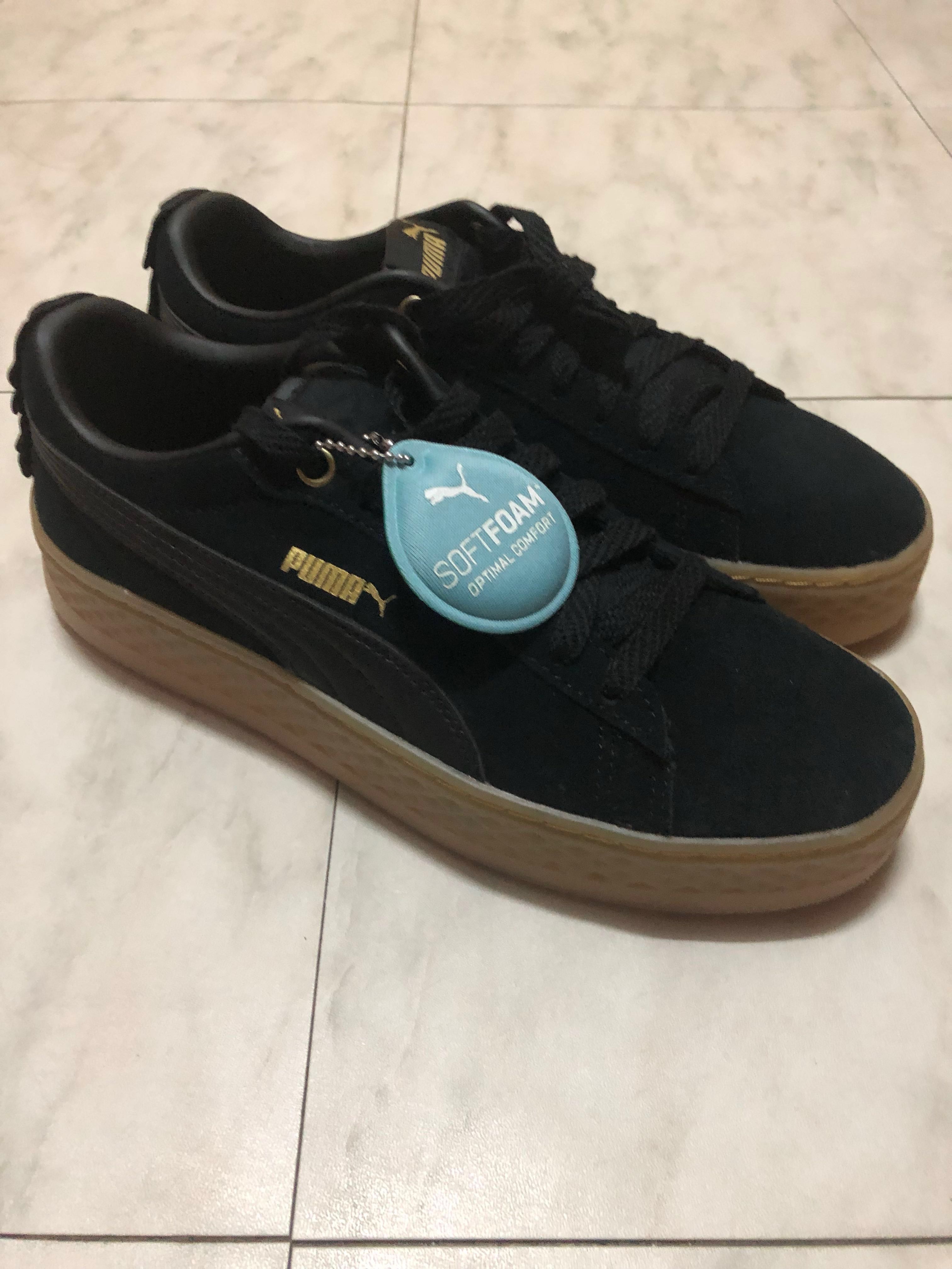 puma smash platform frill