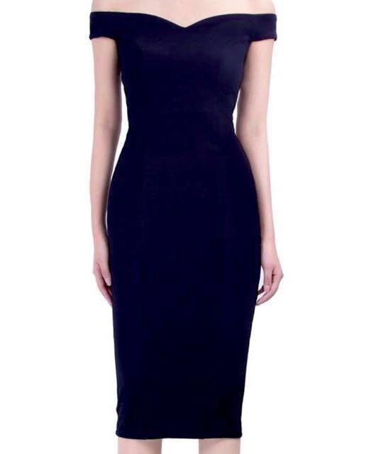 Reduced Double Woot Divano Off Shoulder Dress Women S Fashion Clothes Dresses Skirts On Carousell