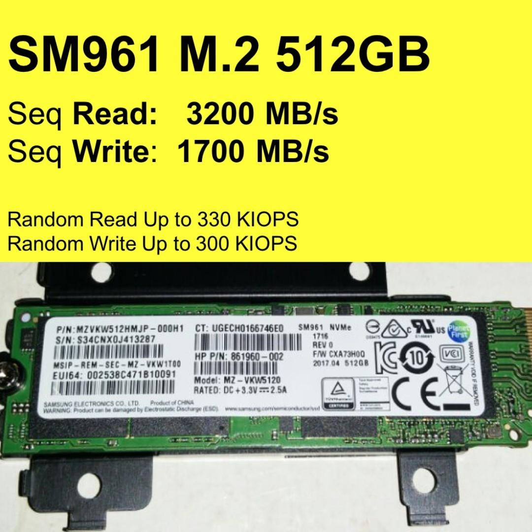 Sm961 512 deals