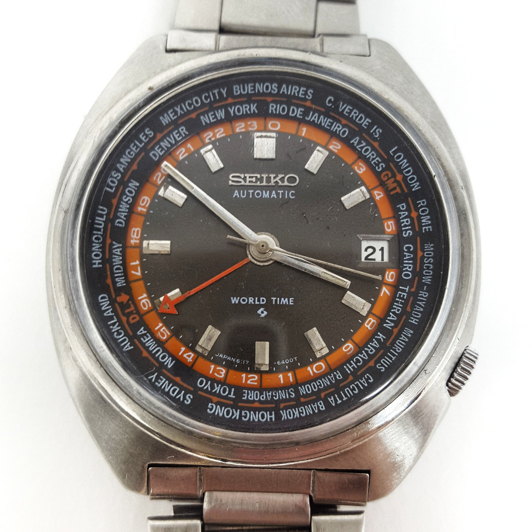 Seiko World Time Vintage Watch Ref: 6117-6400, Luxury, Watches on Carousell