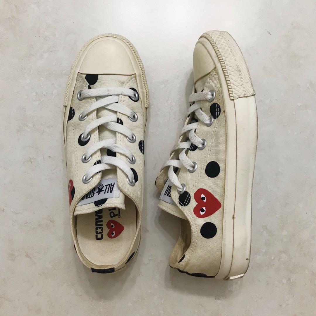 Size 36.5 / COMME des GARÇONS CDG Converse Chuck Taylors, Women's Fashion,  Shoes, Sneakers on Carousell