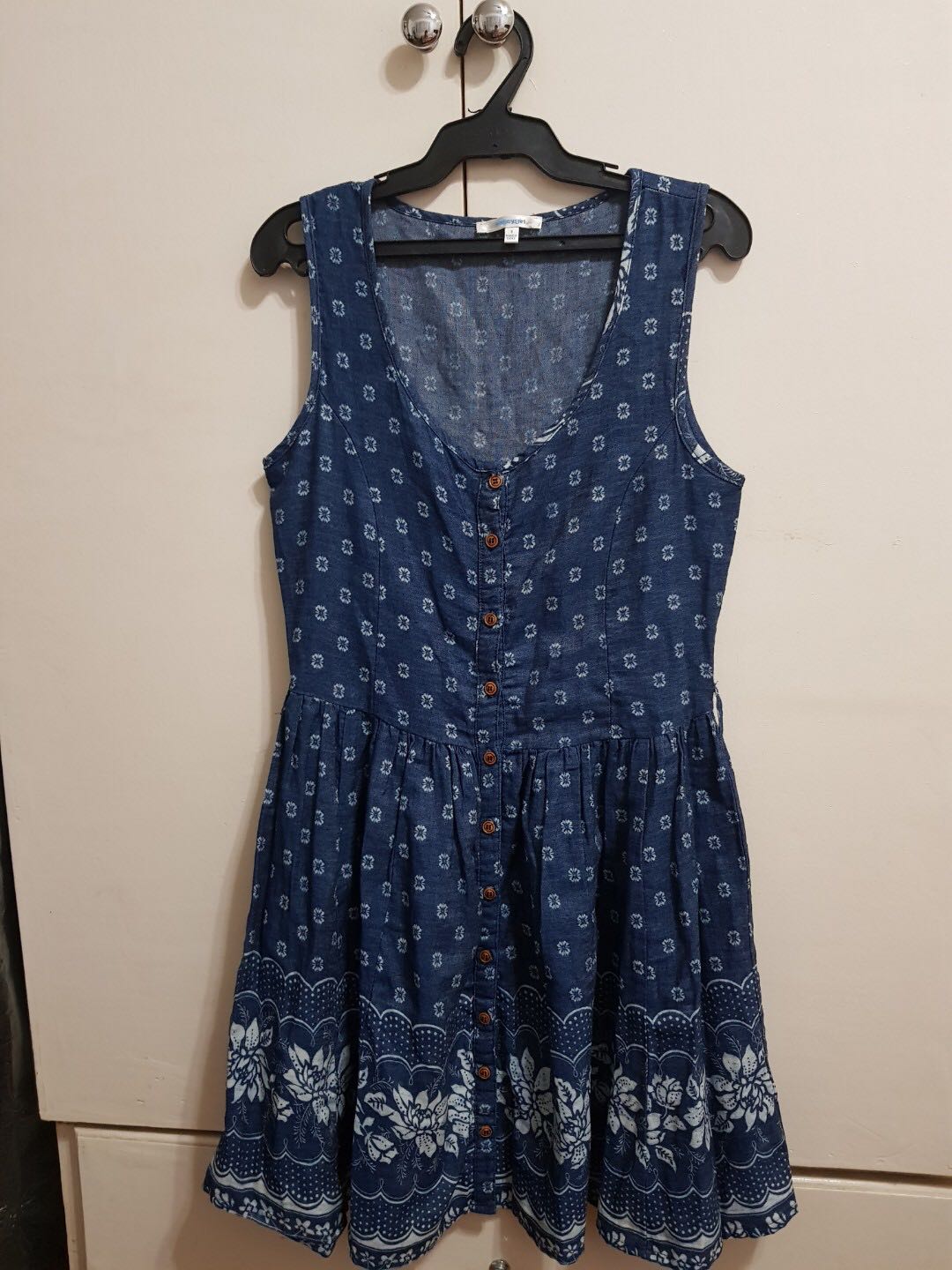 valley girl denim dress