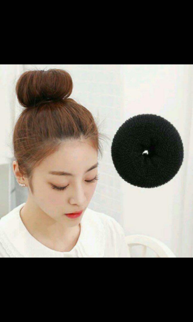 Sold Big Hair Donut Bun Fl Bm Women S Fashion Accessories Hair