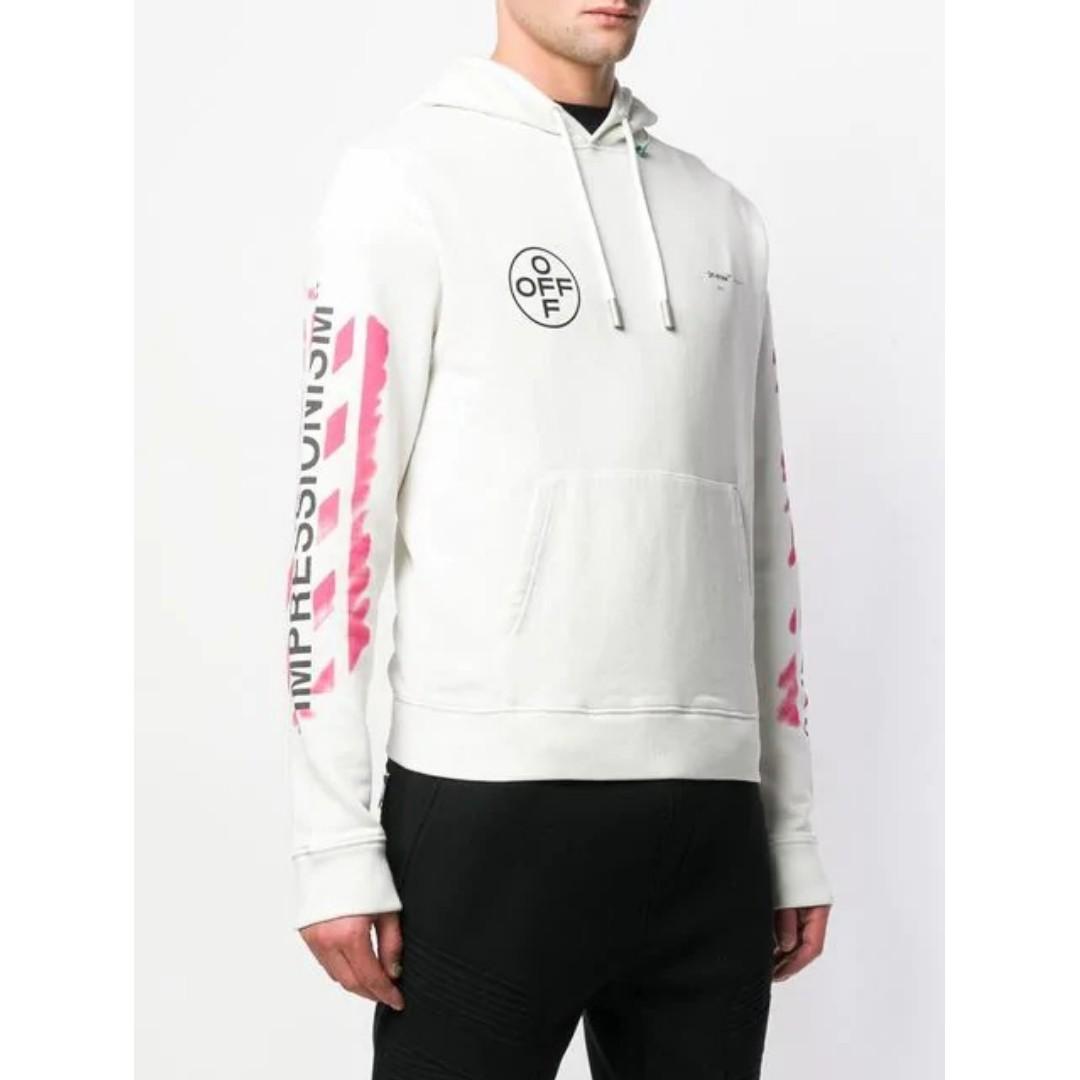 Off white new arrivals diagonal stencil sweatshirt