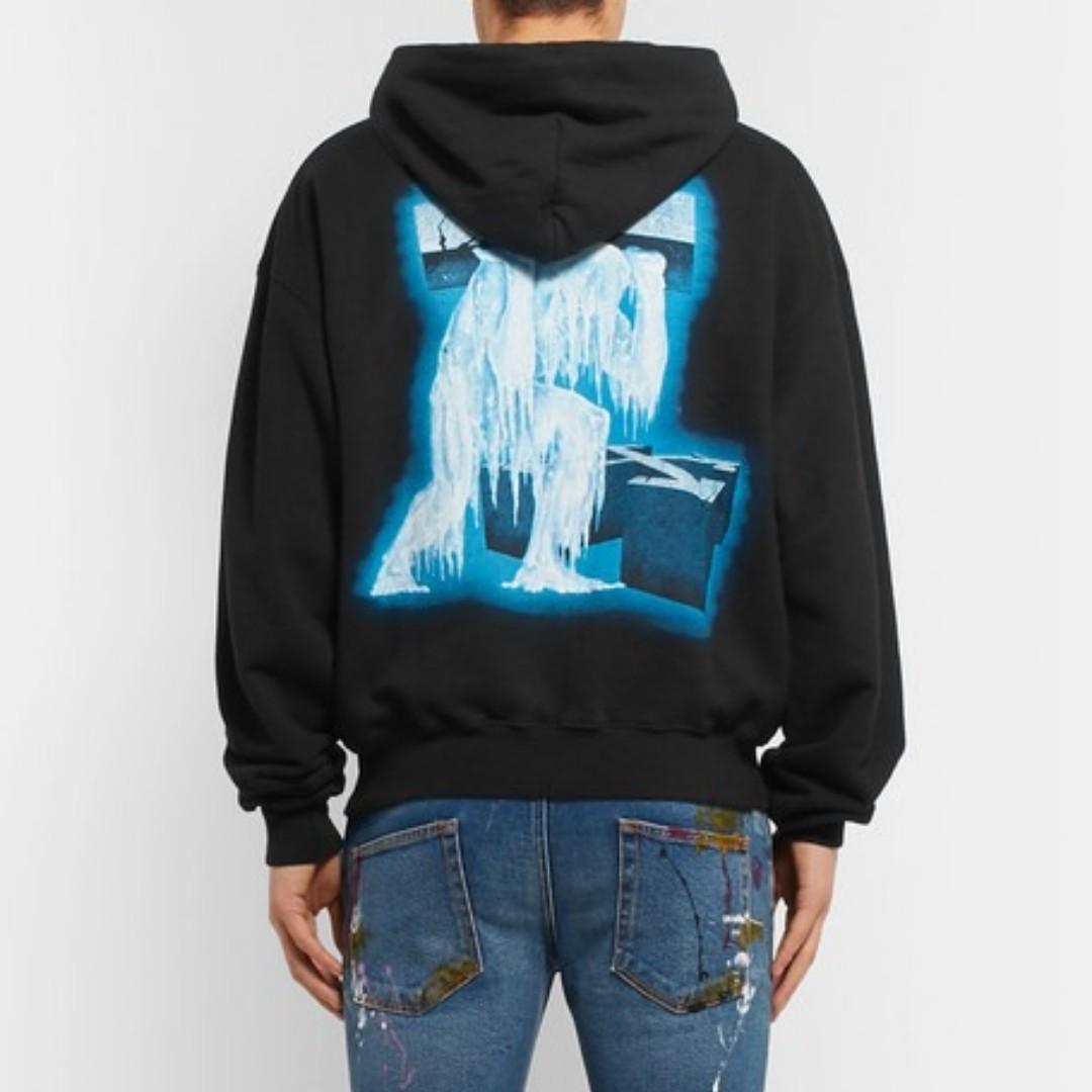 Off white iceman hoodie top