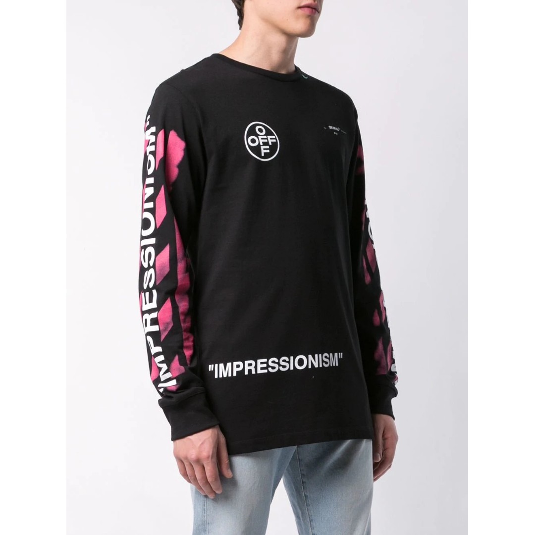 off white diagonal stencil sweatshirt