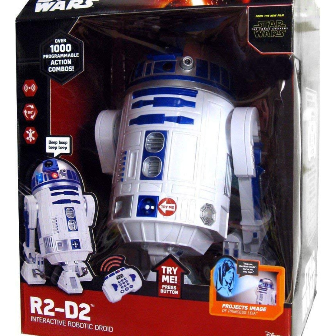 Star Wars R2 D2 Interactive Robotic Droid RC by Thinkway