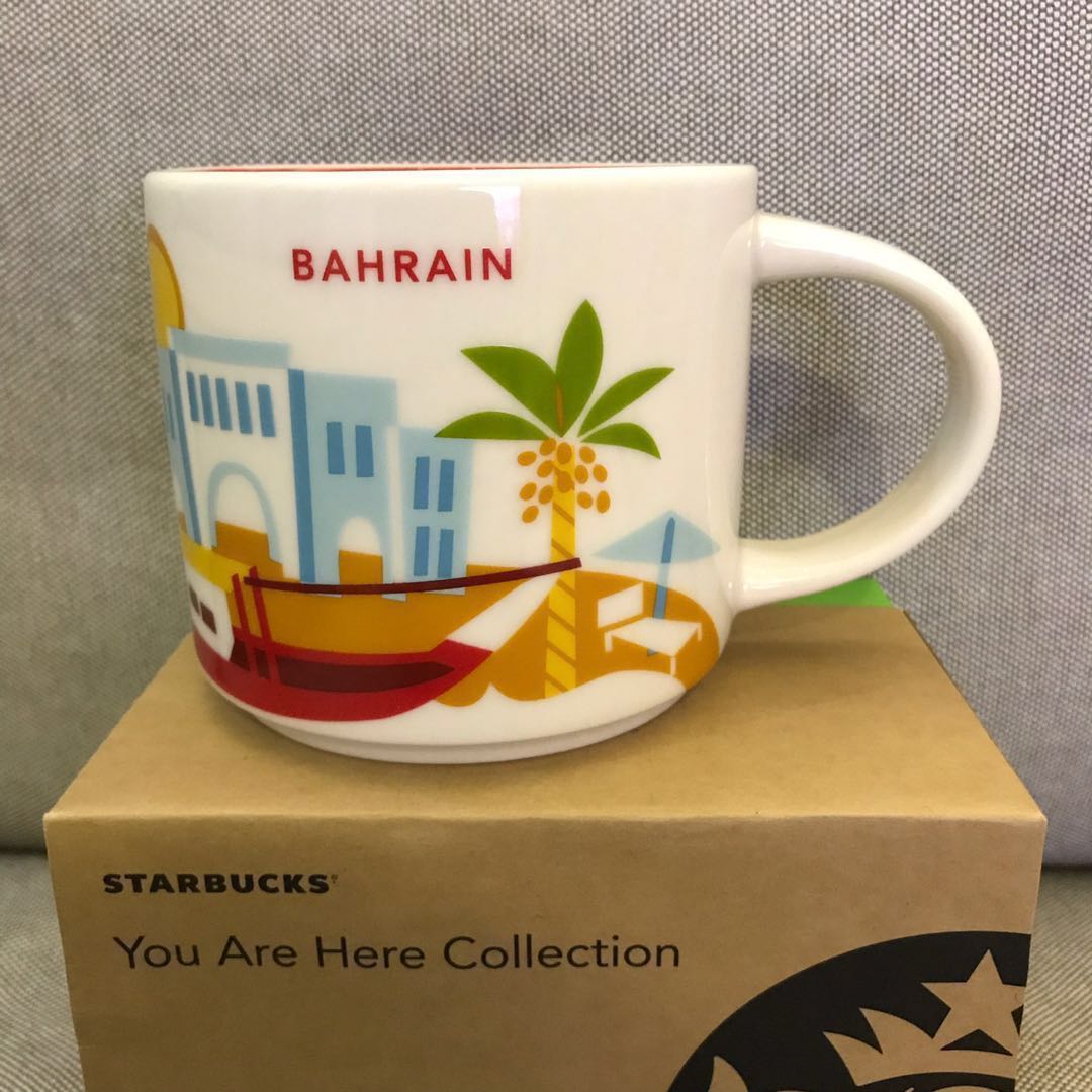 Starbucks Mug You Are Here Series Bahrain, Everything Else on Carousell
