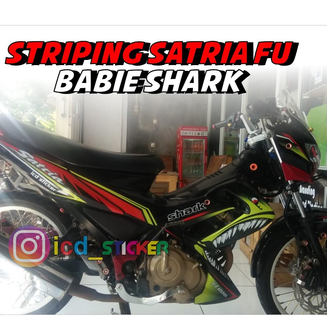 Striping Satria Fu 2013 Babie Shark On Carousell