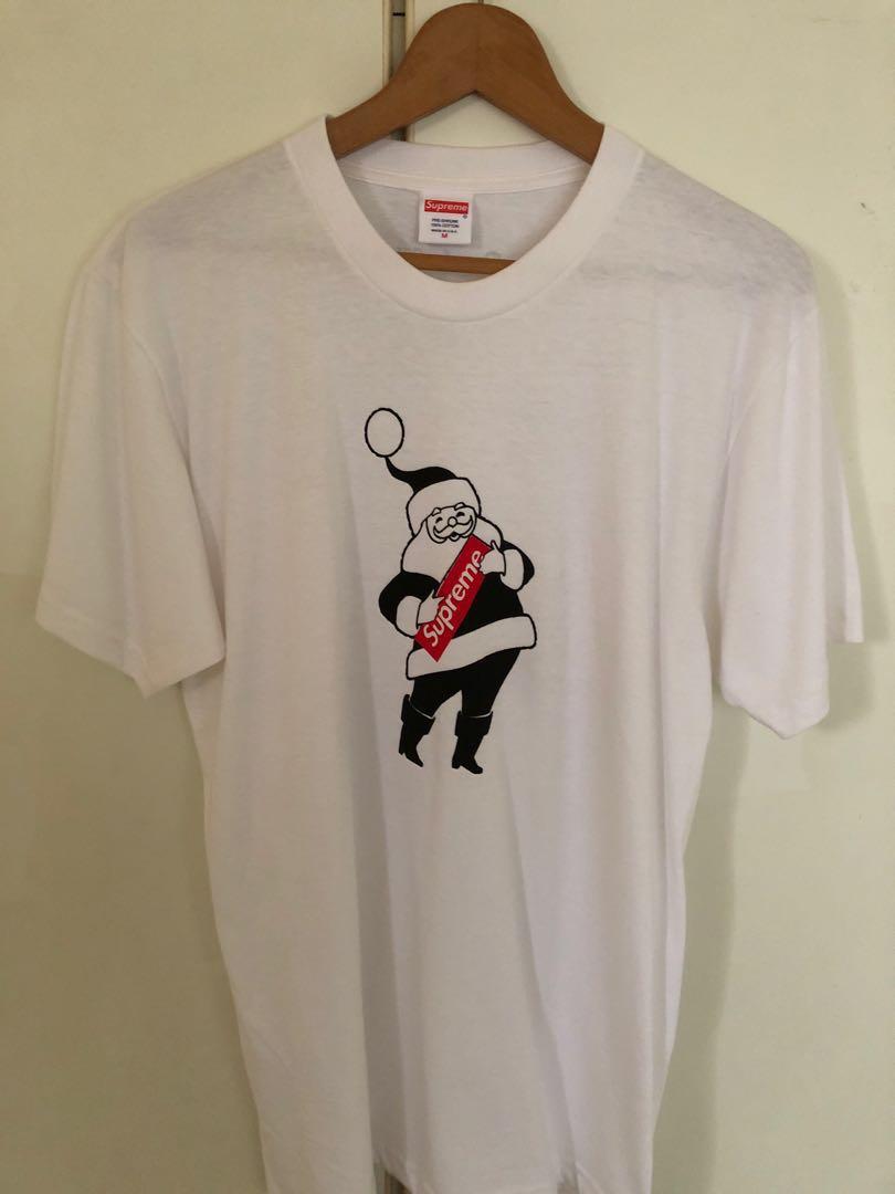 Supreme santa shirt store