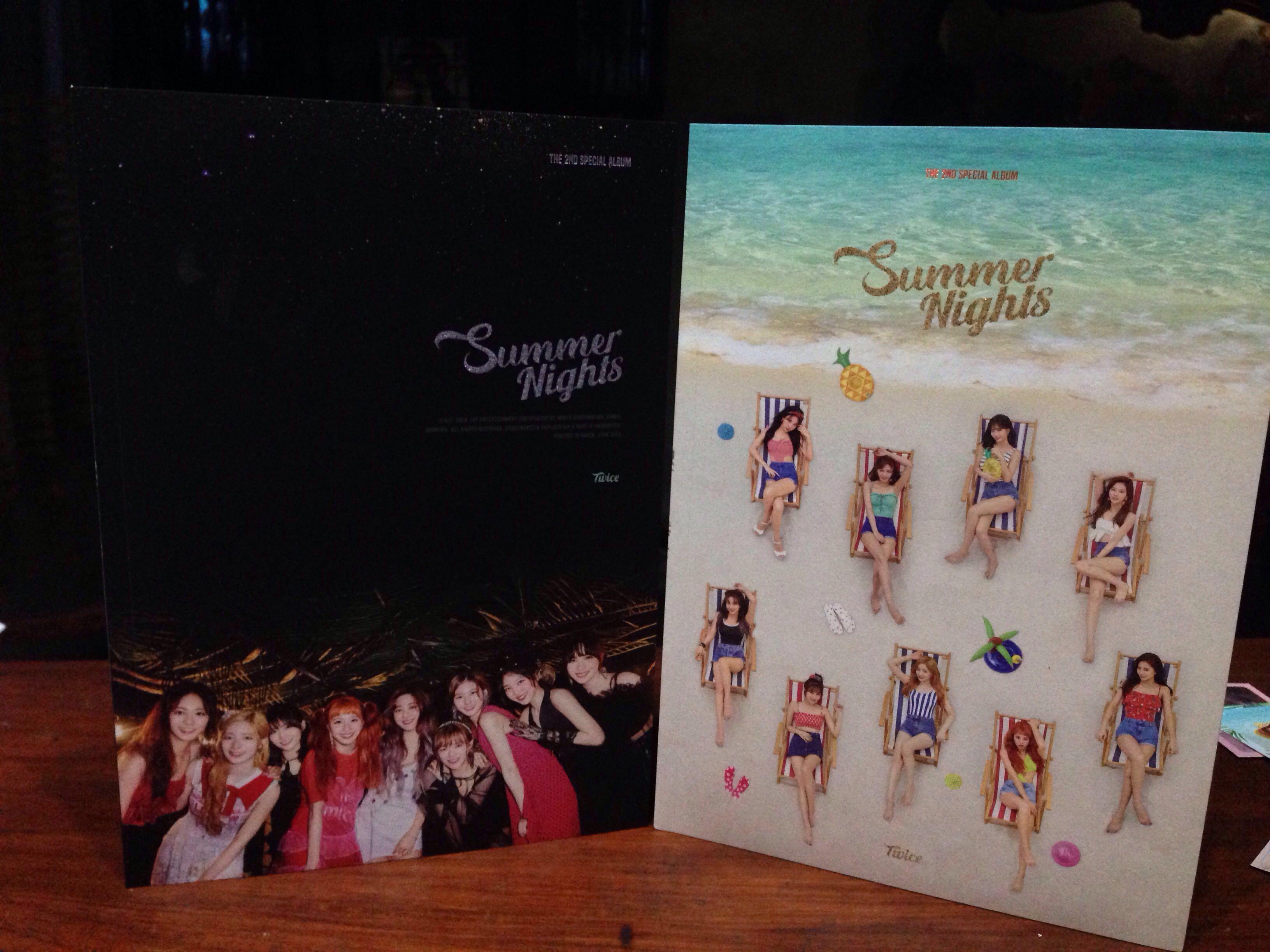 Twice Summer Nights Version B And C Hobbies Toys Memorabilia Collectibles K Wave On Carousell