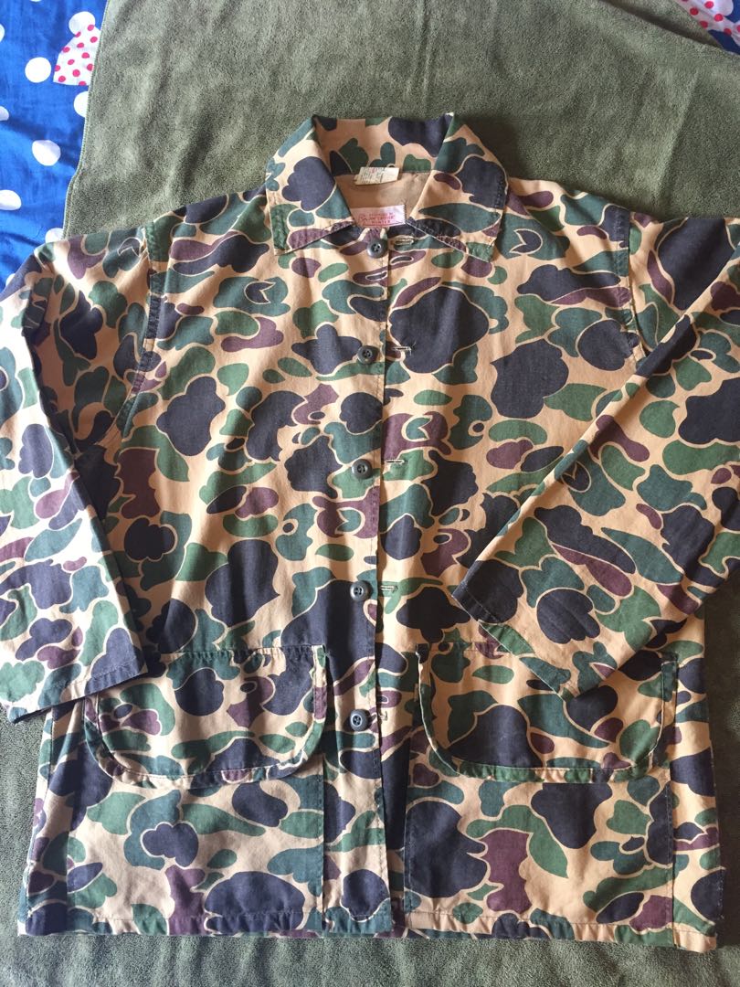 vintage duck camo jacket