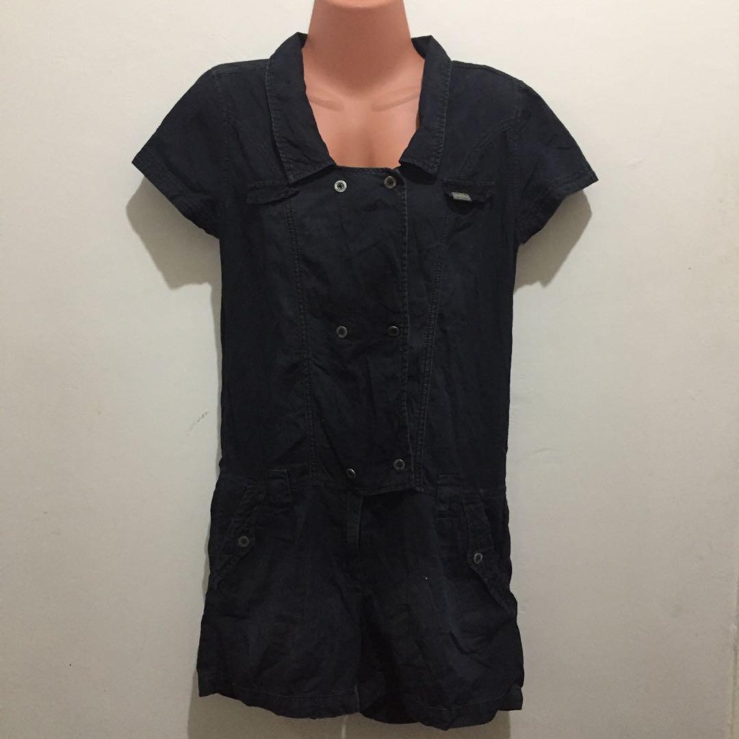von dutch denim jumpsuit