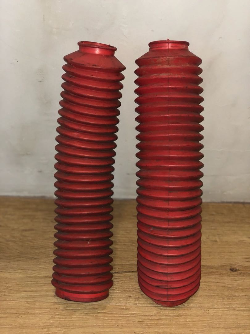 Xr400/Xr250 fork boots, Motorcycles, Motorcycle Accessories on Carousell