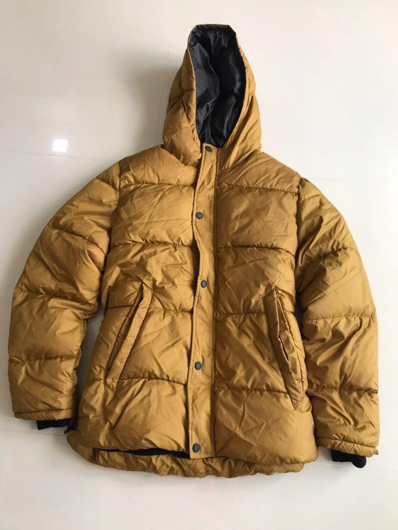 zara beige puffer jacket