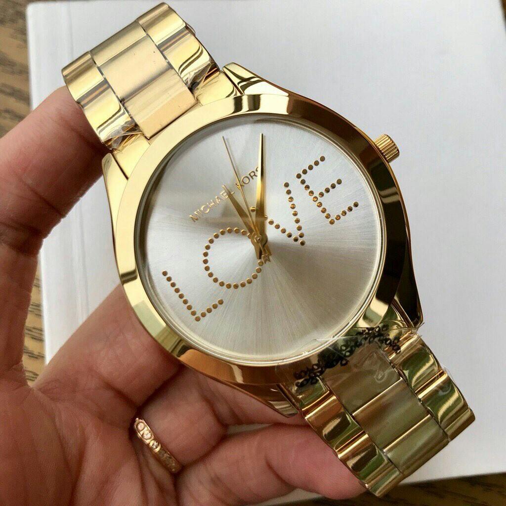 100 ORIGINAL Michael Kors Slim Runway Love MK3804 Gift Set pre