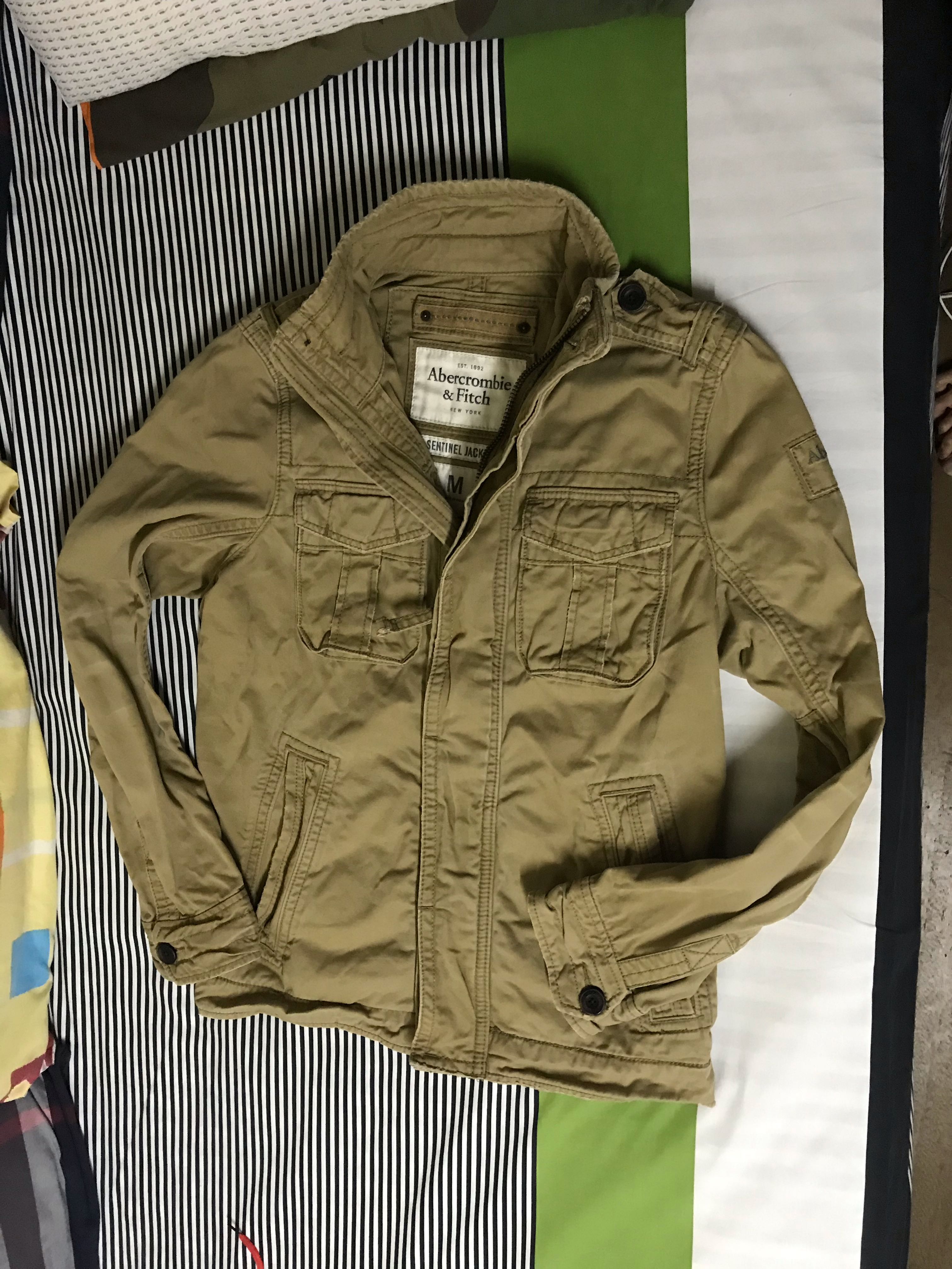 abercrombie fitch military jacket