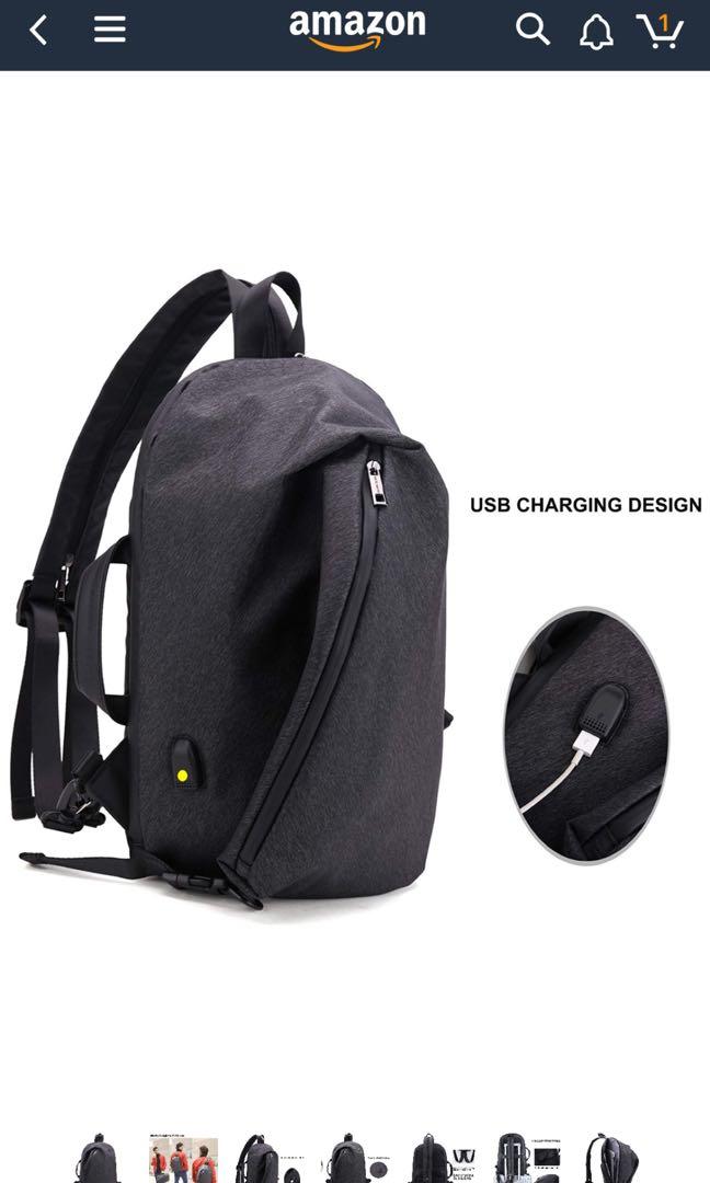 Arctic Hunter Mens Big Sling Bag,15 inch Laptop Backpack, Work