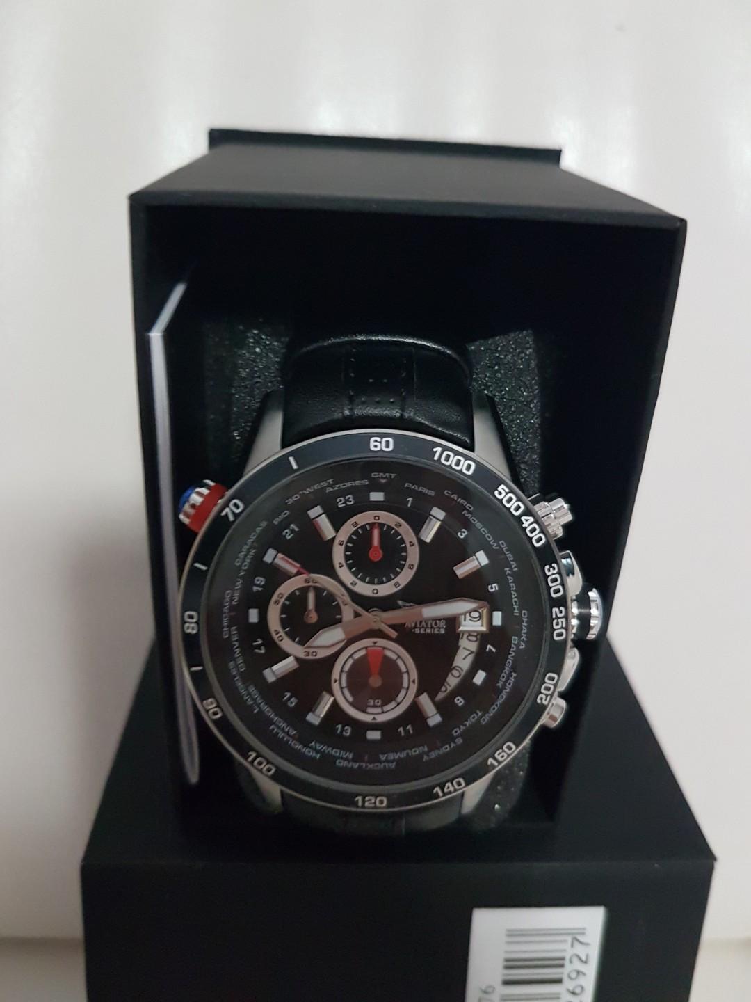 Aviator F-Series Men's Pilot Aviation chronograph watch, Men's Fashion ...