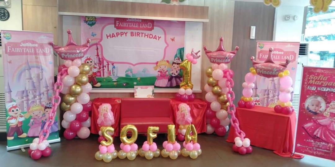 jollibee barbie theme party