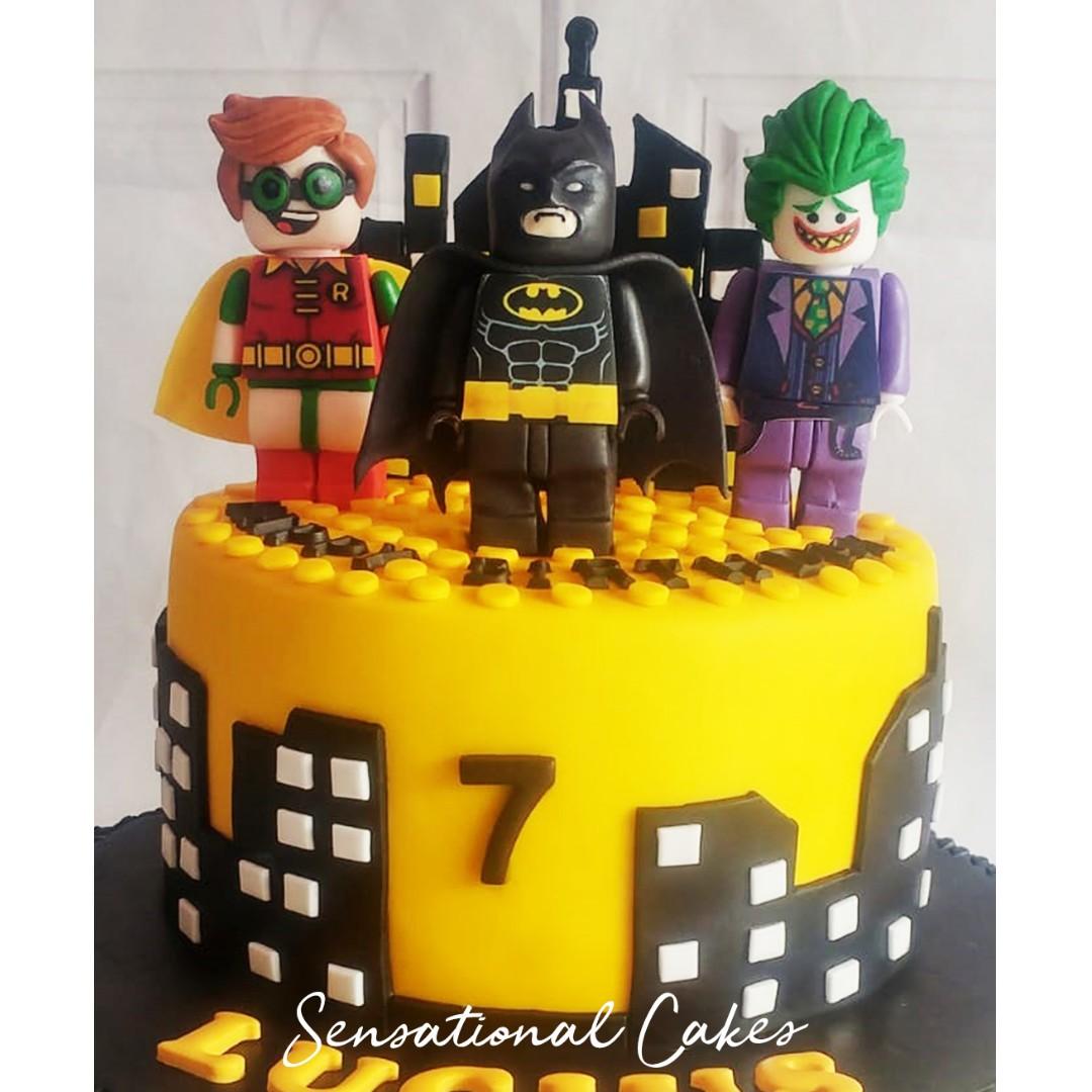 Bat Villain Man Cake And Heroes 3d Custom Lego Theme Birthday Cake Lego Singaporecake Boycake Birthdaycake Herocake Charactercake Superherocakes Bestsugarcraftcake Dreamcake Cutemonstercake Cutecake Charactersugarcraftcake Bat Man Food