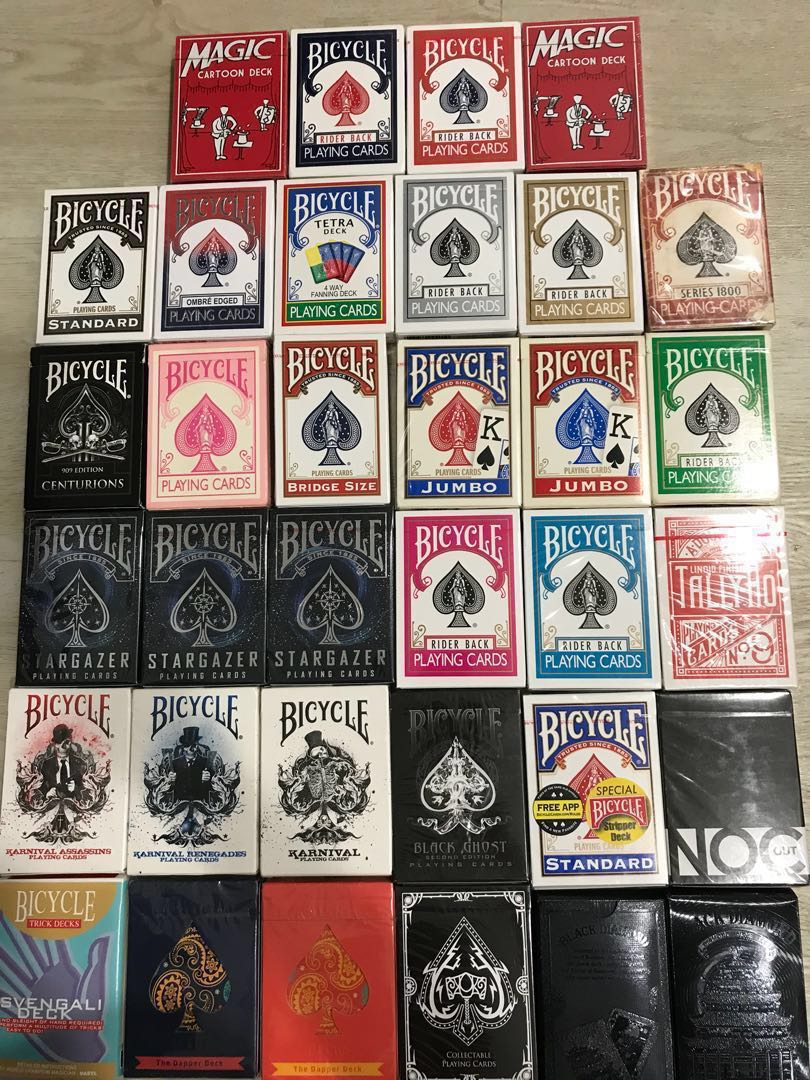 Bicycle outlet card collection