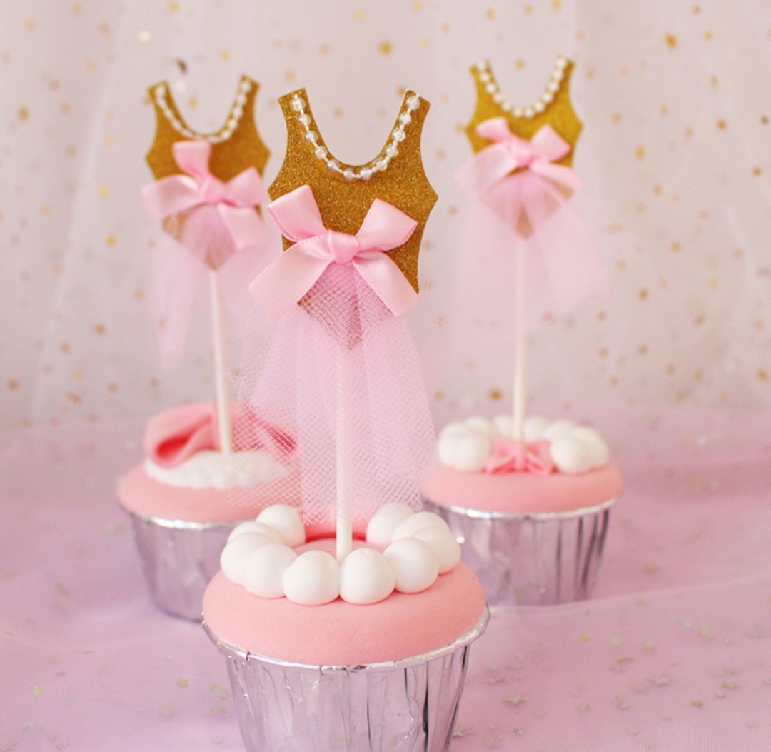 Birthday Cake Topper Ballerina Princess Baby Girl Food Drinks