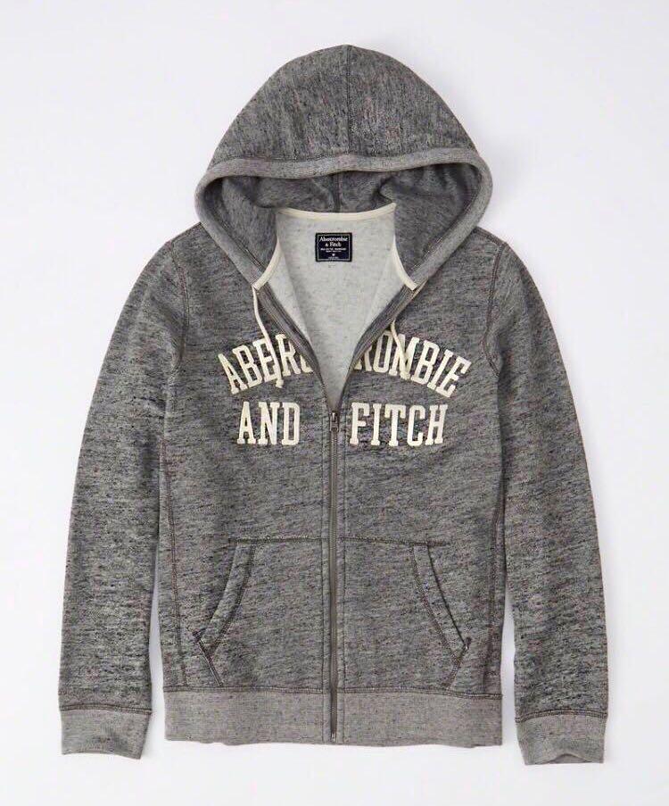 abercrombie and fitch full zip hoodie