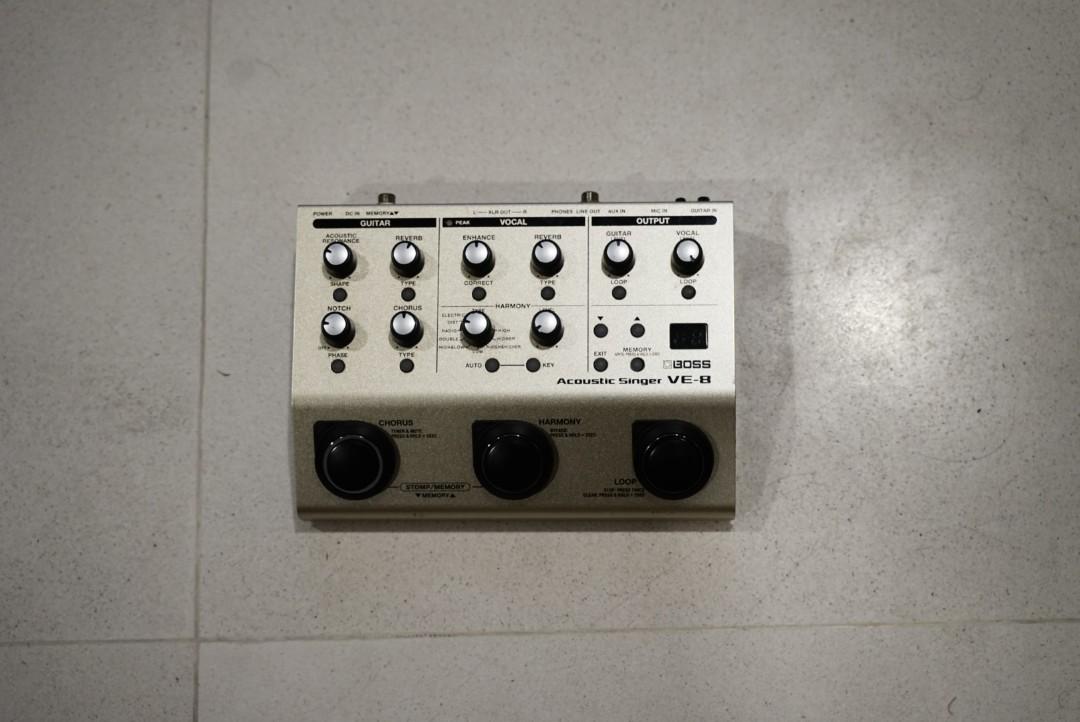 Boss Ve 8 Acoustic And Vocal Hobbies Toys Music Media Musical Instruments On Carousell