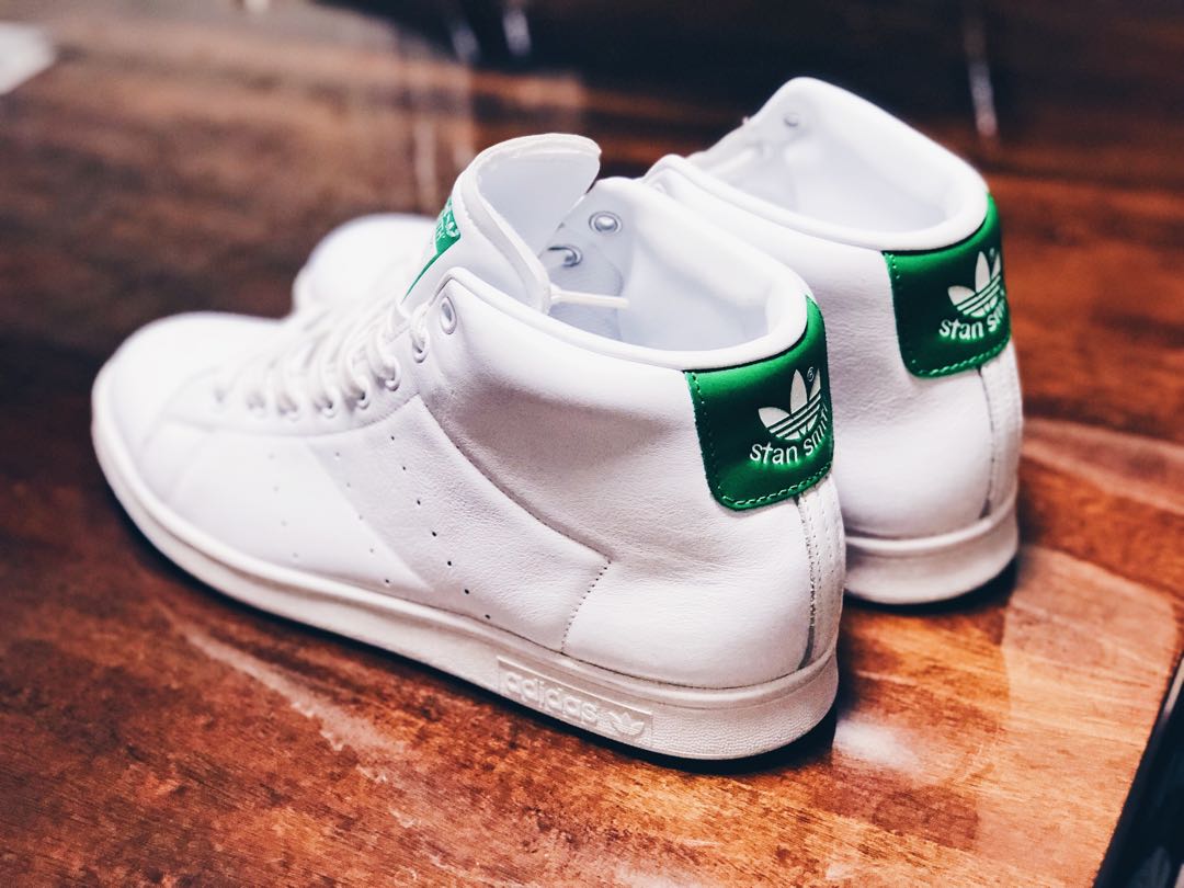Stan smith outlet mid trainers
