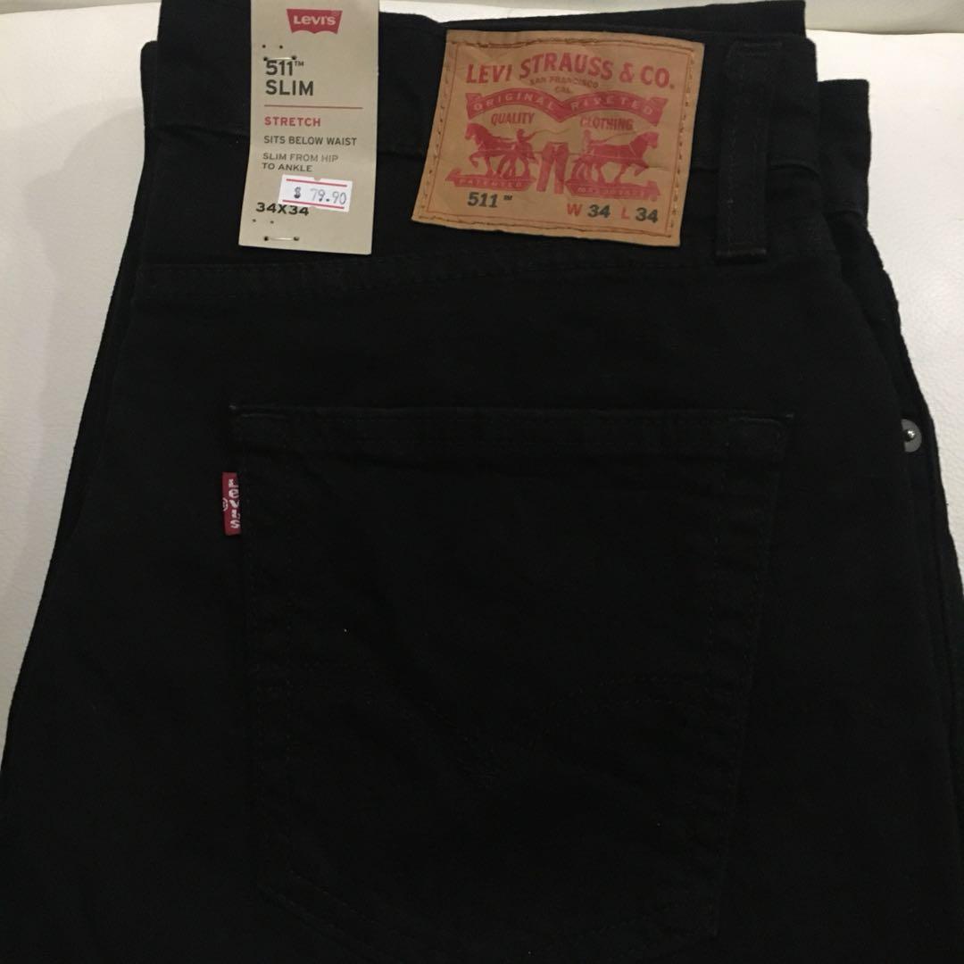 511 slim Jeans (34x34) black 