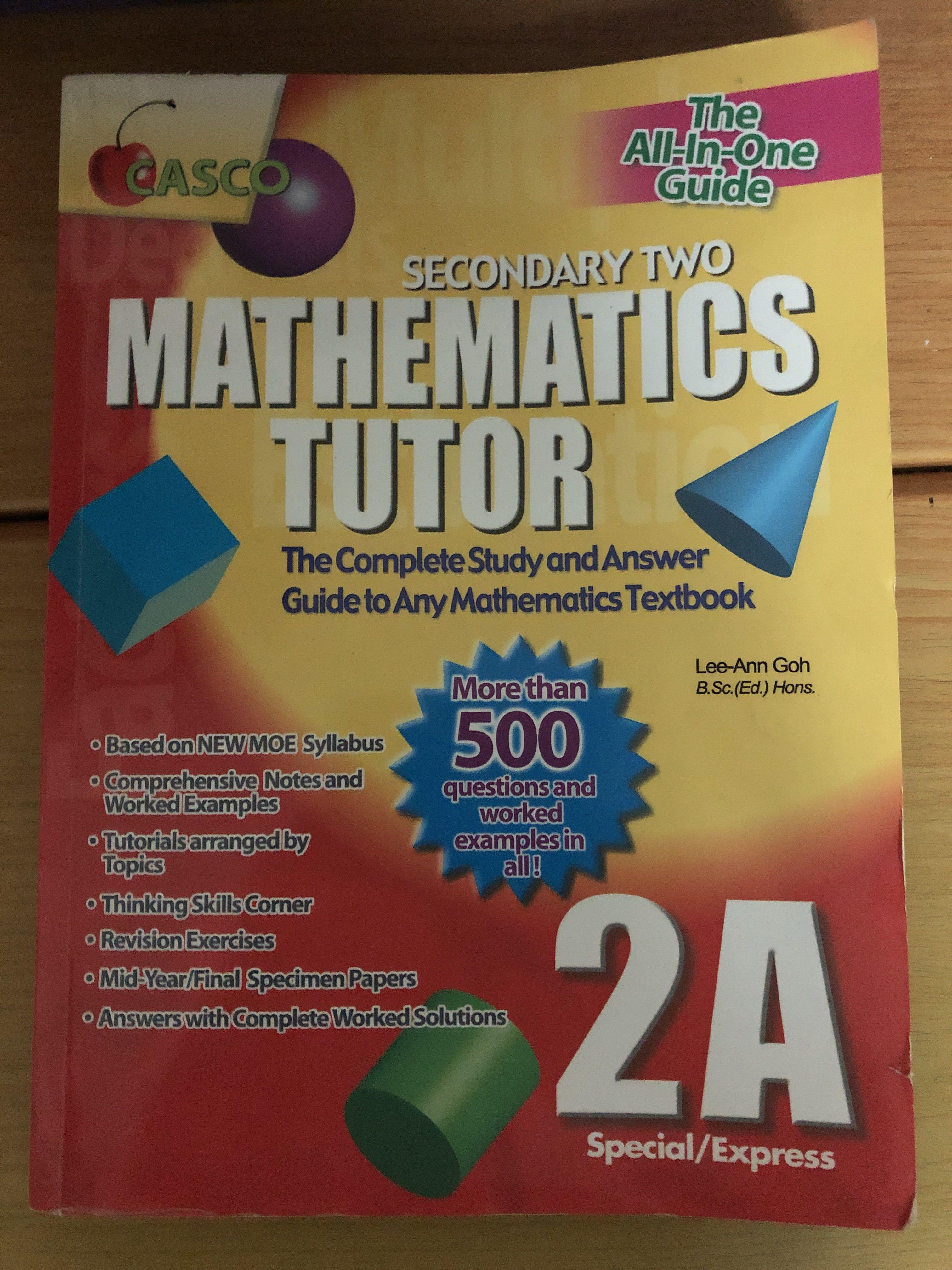 Casco Mathematics Tutor 2a Books Stationery Textbooks