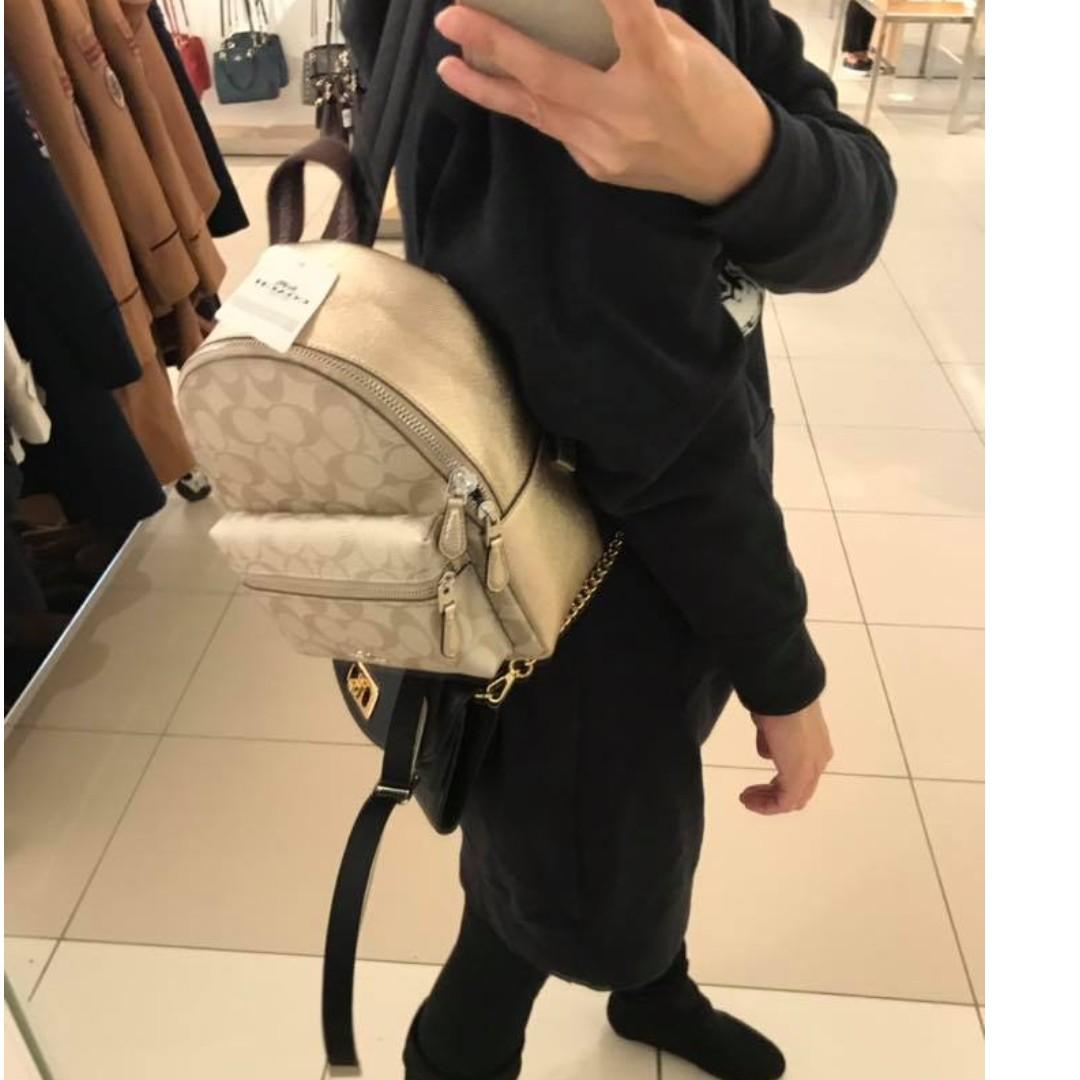 coach backpack mens price