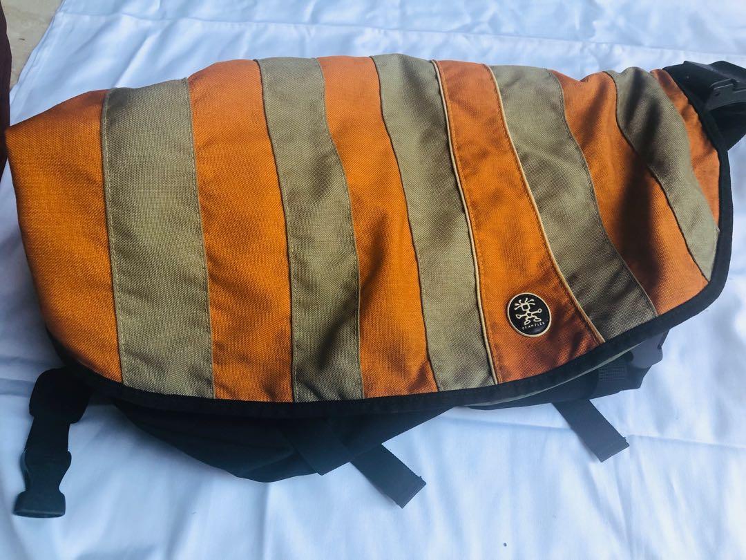 Crumpler orange messenger bag, Men's Fashion, Bags, Sling Bags on Carousell