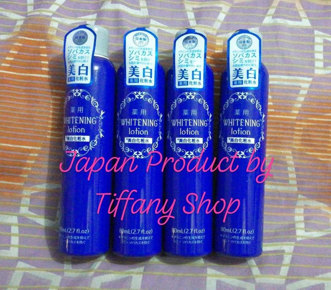 Daiso Bihaku Whitening Lotion (Category: Face Care) located in Caloocan City. Submitted by tiffanysarisarishoppe (Listing ID 202722441, Image 1). Description: Daiso Bihaku Whitening Lotion 80ml 💎It is a Clear Lotion that instantly hydrate your skin. 💎While it looks clear like a toner or makeup remover, it’s actually a whitening moisturizer that helps prepare your skin for better absorption of other bihaku products. 💎Can be used as a standalone