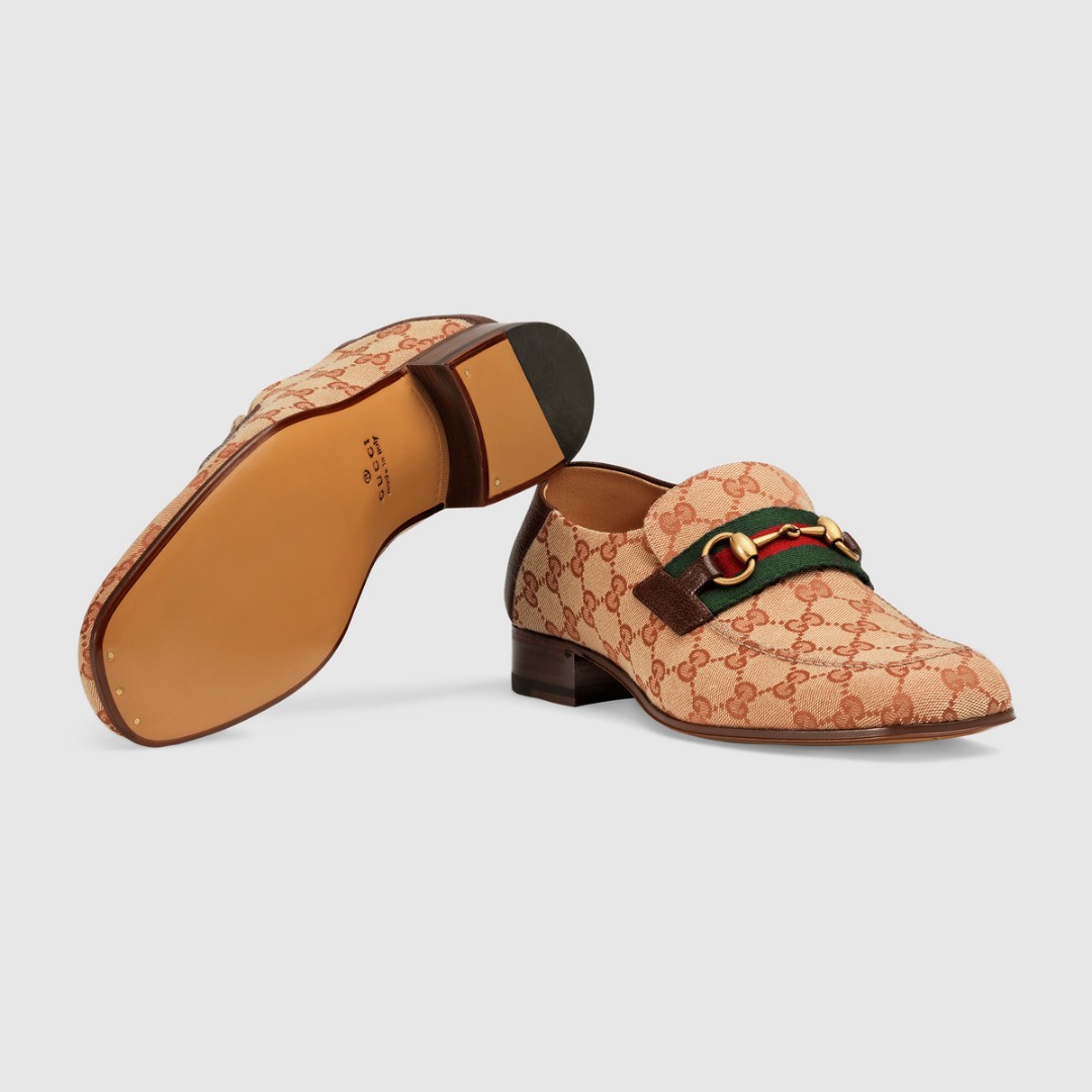 gg canvas horsebit loafer