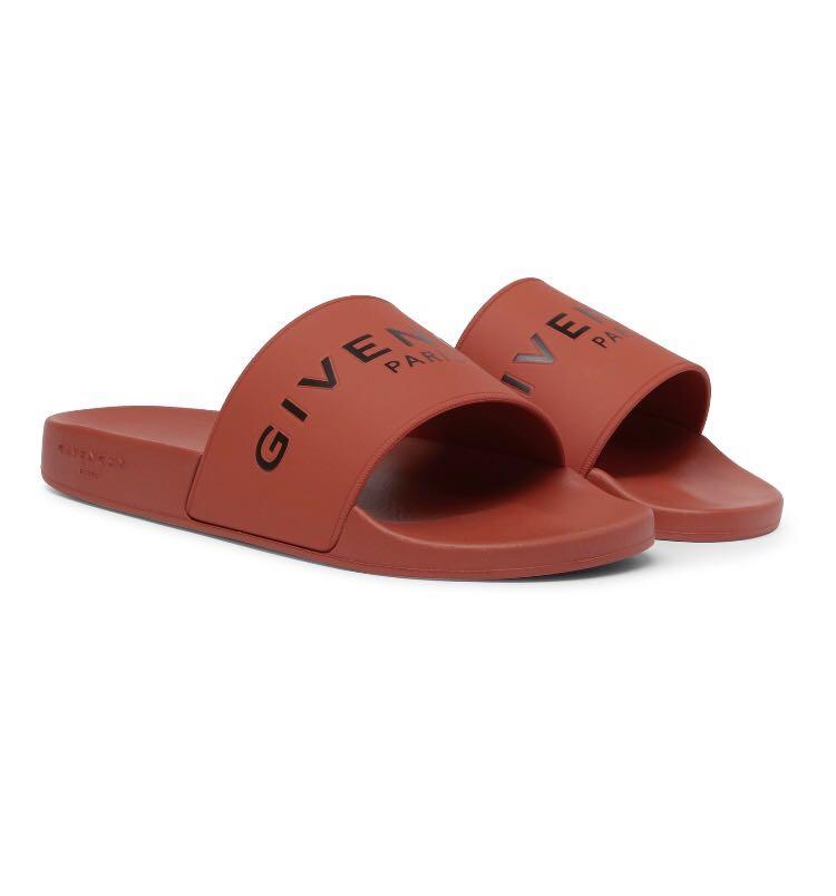 Givenchy Logo Print Rubber Slides 101 Authentic ONLY PRICE FOR TODAY