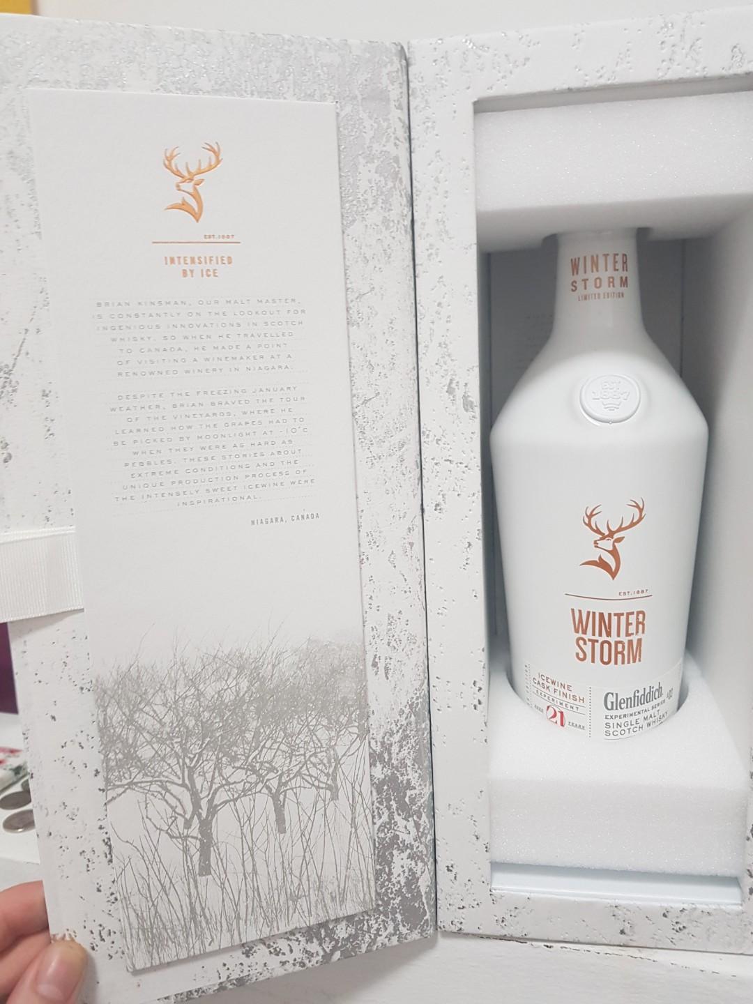 Glenfiddich 21 Winter Storm Batch 2 Single Malt Food Drinks