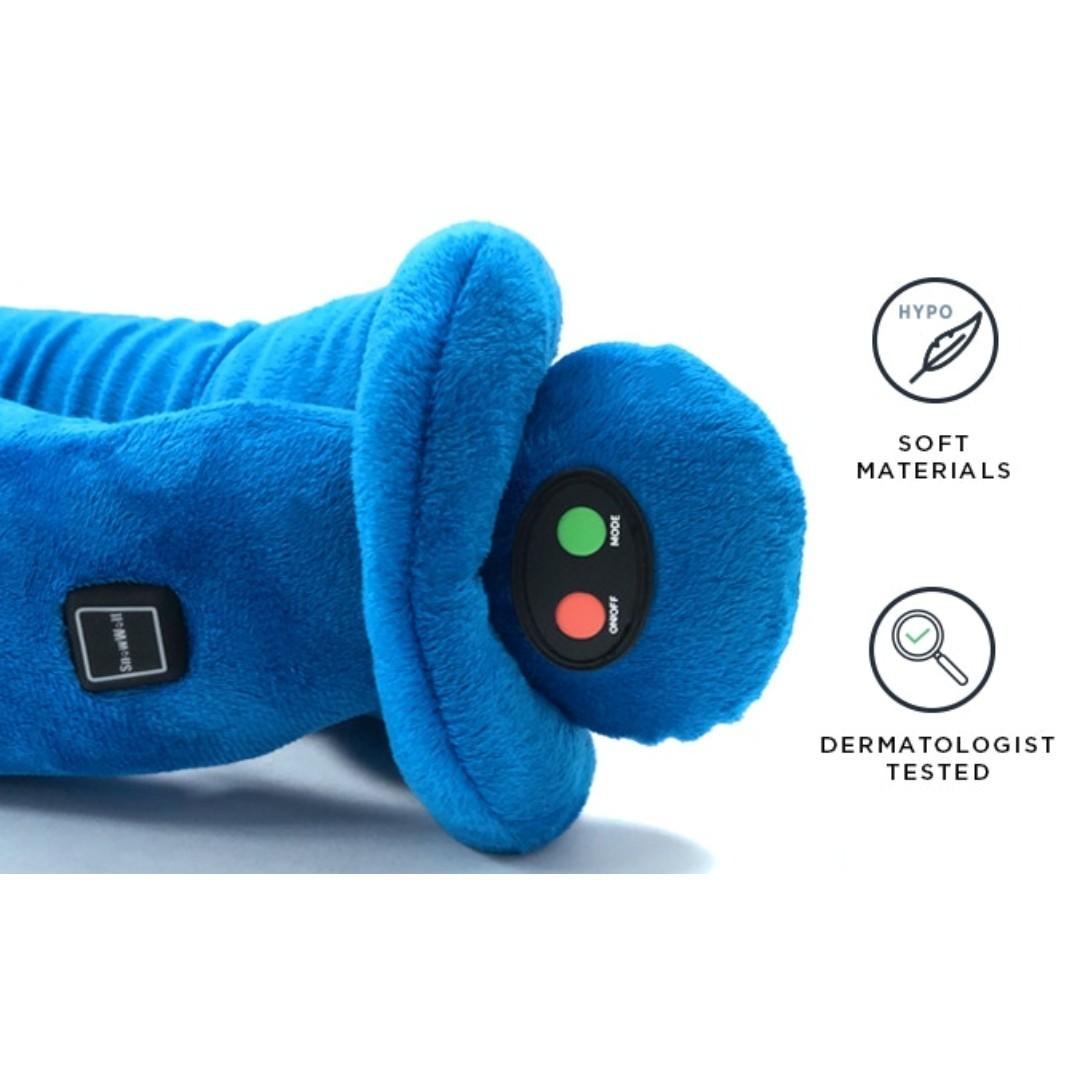 Grey Vasco Travel Pillow with Massage Heating Mode Health Nutrition Massage Devices on Carousell