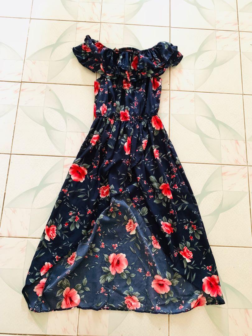 off shoulder havana dress