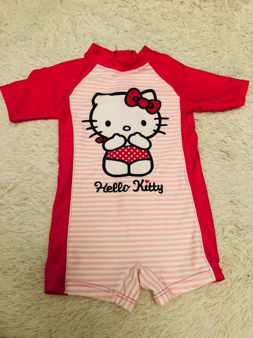 Hello Kitty Swimwear, Babies & Kids, Babies & Kids Fashion on Carousell