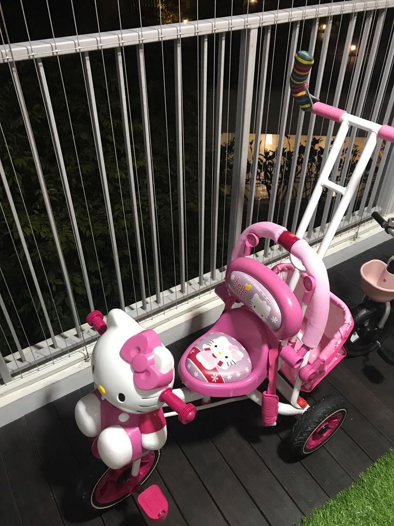 Hello kitty tricycle for 60, Babies & Kids, Infant Playtime on Carousell