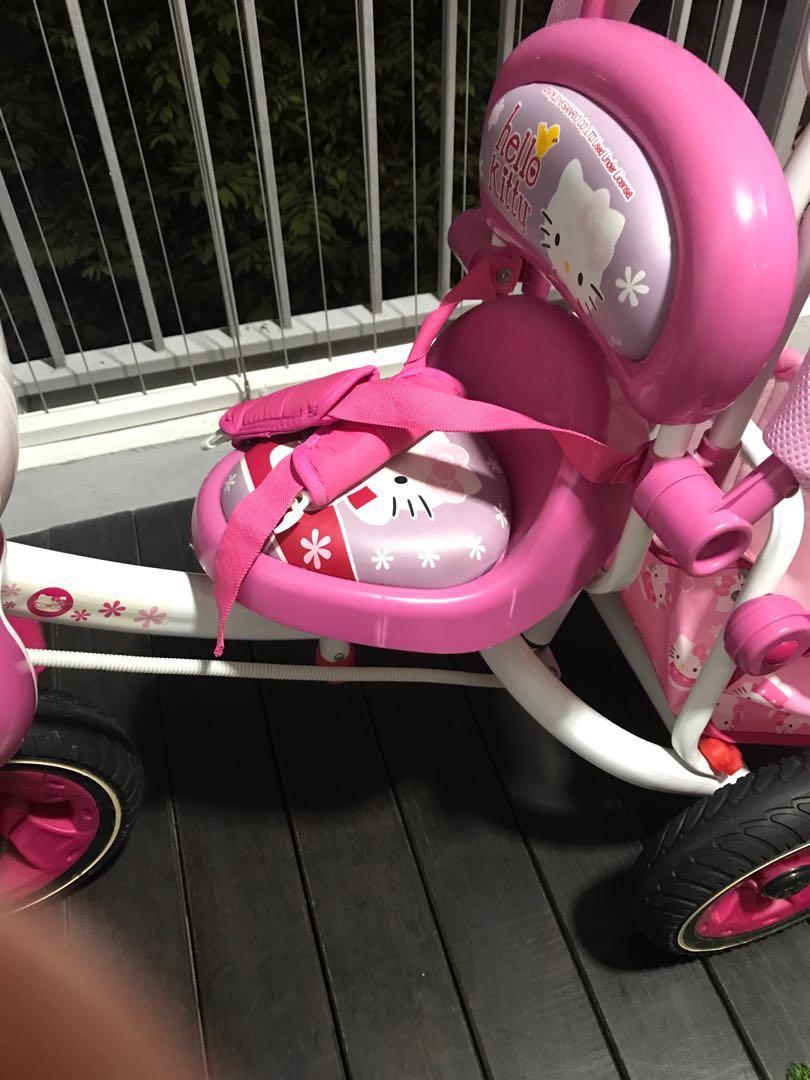 Hello kitty tricycle for 60, Babies & Kids, Infant Playtime on Carousell