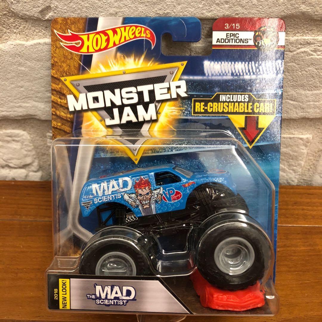 mad scientist monster truck toy