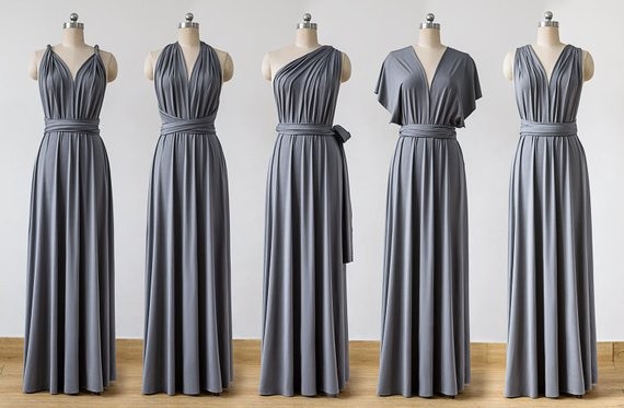 Infinity dress on sale silver gray