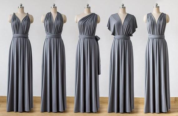 silver infinity dress