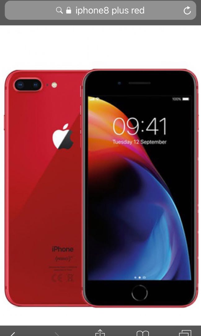 Iphone8 Plus Red For Sale Brand New Mobile Phones Tablets Iphone Iphone 8 Series On Carousell